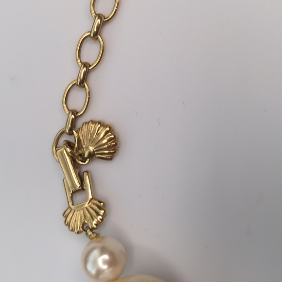 Richelieu vintage faux pearl necklace earring set w/ rhinestones wedding bridal - Picture 4 of 7